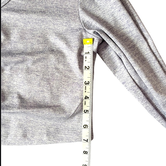 ASOS 4505 yoga ruche front long sleeve cropped top - Picture 10 of 10